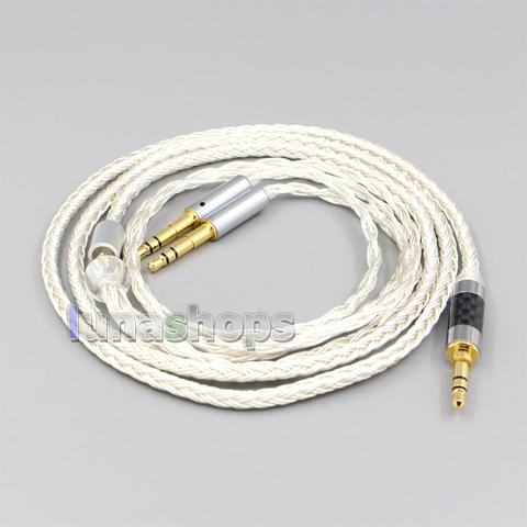 LN007047 16 Core OCC Silver Plated Headphone Cable For Meze 99 Classic Neo Noir Focal Clear Elear Elex Elegia Stellia 7mm Step ► Photo 1/6