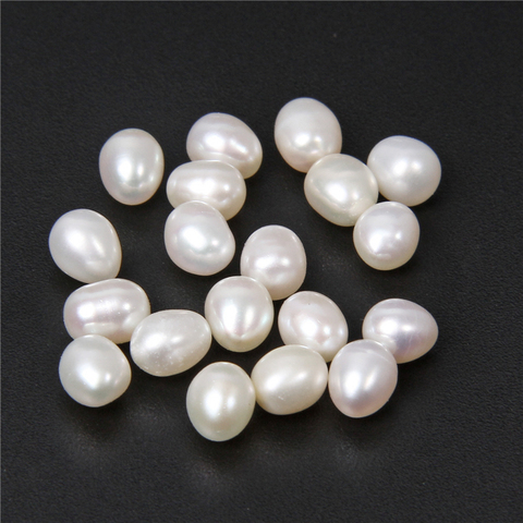 5*6mm Undrilled Natural freshwater Pearl Bead High Quality No Hole Oval Rice Shape Pearl for Jewelry Making Decoration DIY 10PCS ► Photo 1/6