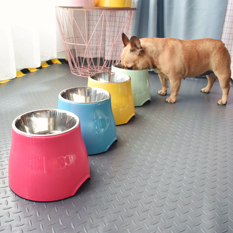 Large capacity dog feeder dog drinking bowl cat pet food bowl feeder dog bowl pet supplies dog food container ► Photo 1/6