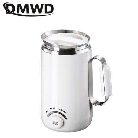 DMWD 0.5L Global Universal Electric Kettle 110V-220V Mini Electric Heating Cup Travel Portable Soup Pot 2H Heat Preservation ► Photo 1/1