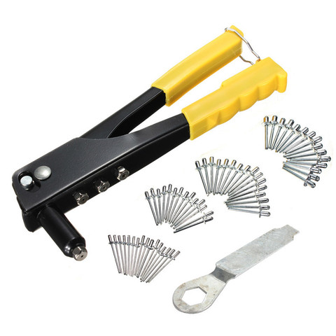 Stainless Steel Manual Double Handle Rivet Gun Rivet Gun Pull Willow Gun Metal Woodworking Hand Tools Repair Kit ► Photo 1/6