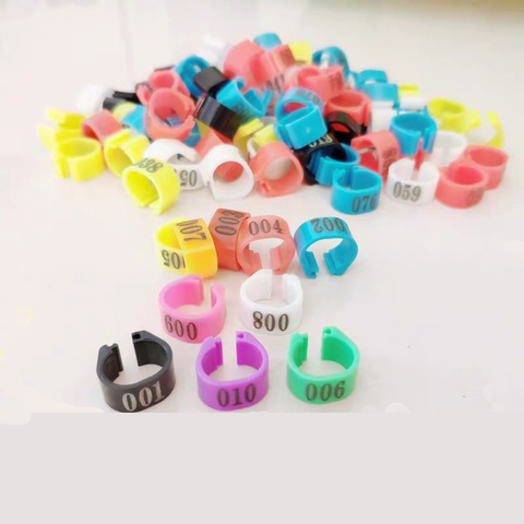 100 pcs Pigeon foot ring M-A-K-E-R digital identification ring 7*9 mm Bird ring Bird Training Tools Animal Control Device ► Photo 1/6