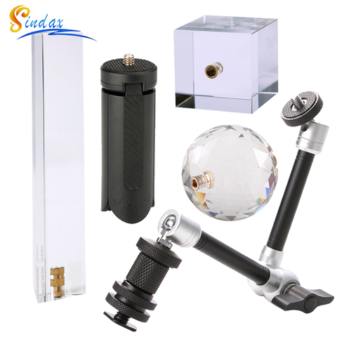 Crystal Prism DIY Photography Studio Accessories Crystal Prism Ball Prism Glass Filter DSLR Kaleidoscope Lens Filter Glass Block ► Photo 1/6