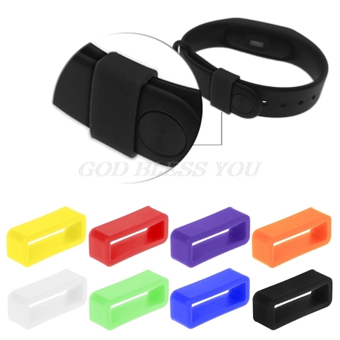 High Quality New Silicone Anti-Fall Buckle Ring Loop Keeper Holder For Smart Bracelet Watch Band ► Photo 1/1