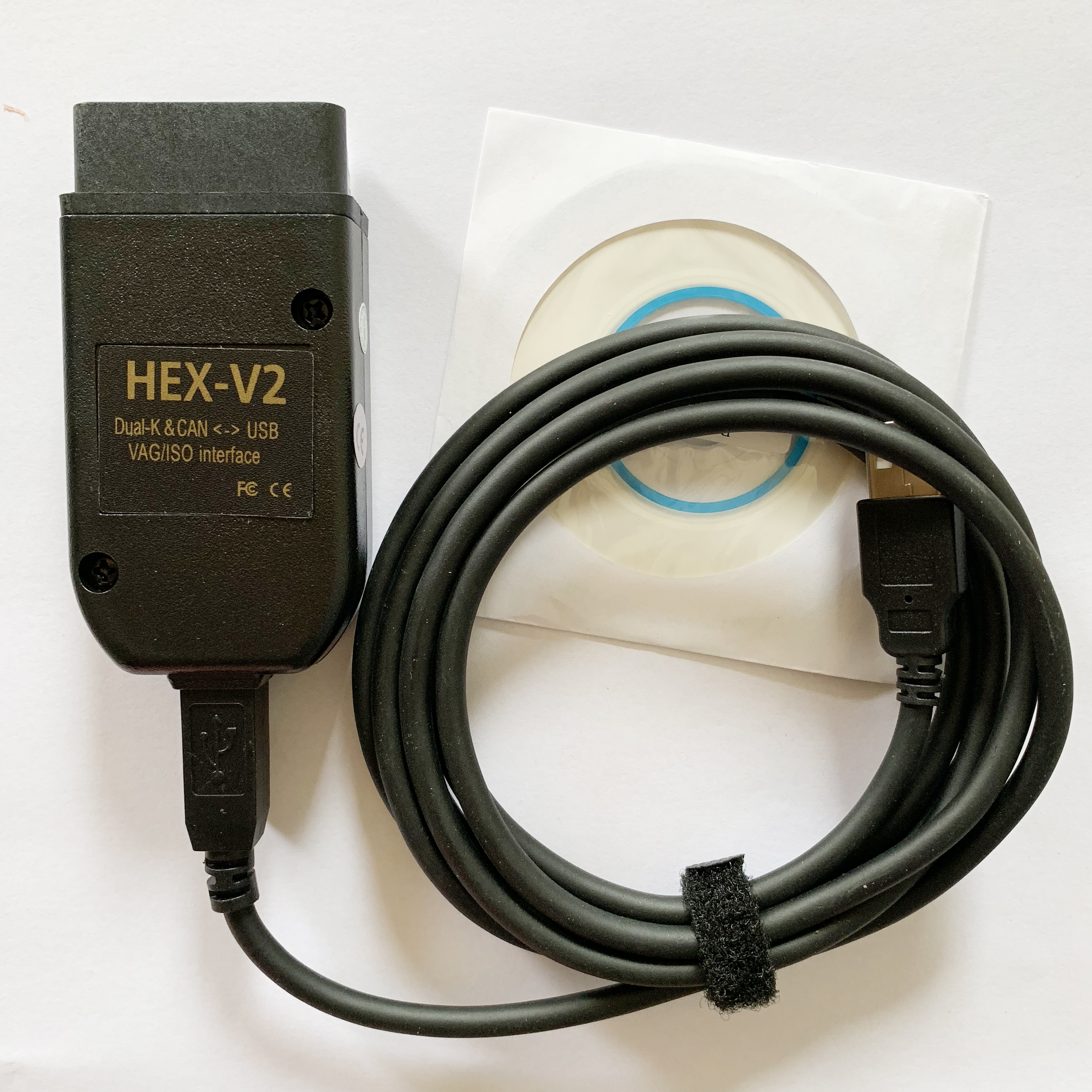Deutsch/Englisch Caroline Philipson VCDS HEX-V2 V2 18,9 CAN-USB-Schnittstelle Auto Auto Fehlerdiagnose Wire Kabel mit CD-Software 