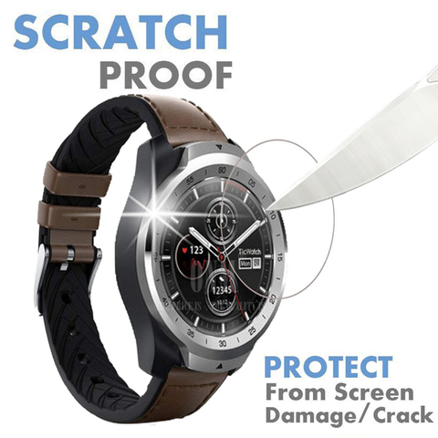 TicWatch 9H Premium Tempered Glass For TicWatch Pro 1 2 GTX Smartwatch Screen Protector for TicWatch S E Film Accessories ► Photo 1/6