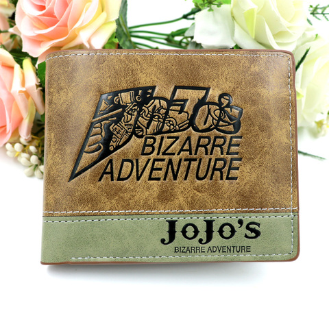 Anime Comics JoJo's Bizarre Adventure Wallet Kujo Jotaro Anime Coin Purse ► Photo 1/5