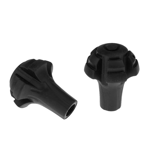 2 Outdoor Trekking Pole Rubber Tip End Cap Walking Stick Protector Accessory ► Photo 1/6