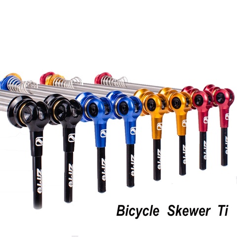 Ultralight Bicycle QR Ti Skewers 9mm 5mm Wheel 100/135MM Hub Quick Release Skewers Axle Lightweight for MTB Road Bike ► Photo 1/6