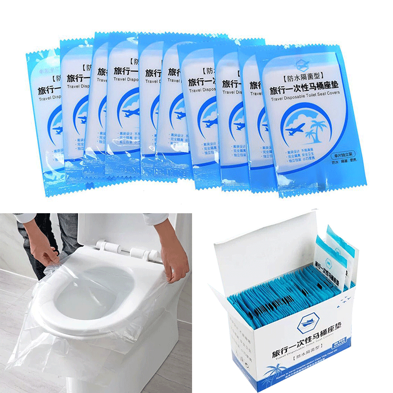 History Review On 50pcs Pack Disposable Toilet Seat Cover Waterproof Pad For Travel Camping Portable Safety Bathroom Accessiories Aliexpress Er Shenzhen Kitchen Alitools Io - Portable Toilet Seat Pad