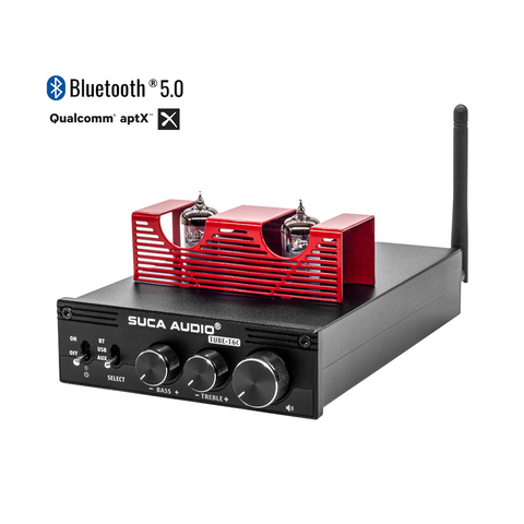 SUCA TUBE-T6C Bluetooth 5.0 Hifi Amplificador Audio APTX-LL160wx2 Vacuum Tube Amplifier Household Power Audio Amplifier ► Photo 1/6