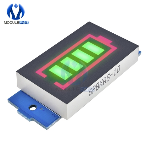 7S 6S 4S 3S 2S 1S Li-po Li-ion Lithium Battery Capacity Indicator Module Green Display Electric Vehicle Battery Power Tester Diy ► Photo 1/6