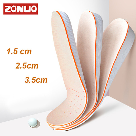 Unisex  Invisible Height Increase Insoles Breathable Absorbent Free Cut For Foot Care Pad Skin-friendly Insoles Dropshipping ► Photo 1/6