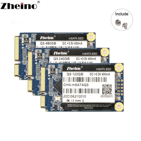 Zheino mSATA SSD 120GB 240GB 480GB 128GB 256GB 512GB 1TB 6GB/S mini SATA Internal Solid State Drive Disks For Laptop Desktop ► Photo 1/6
