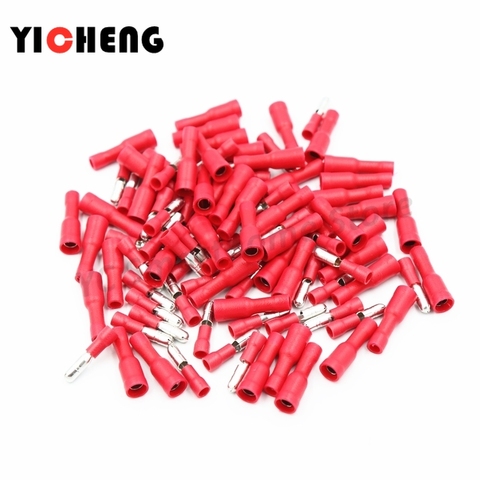 50pcs connection terminal cold-pressed terminal block terminals for  wire cable crimping kit  wire connector Bullet shape ► Photo 1/6