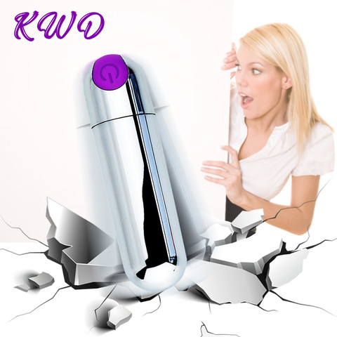 Powerful Mini Bullet Shape Vibrator For Beginners, Waterproof 10 Speeds Vibration Clitoral Stimulation Adult Sex Toys For Women ► Photo 1/6