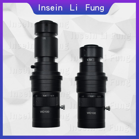 200X 500X 1000X 0.7X-5X Adjustable Magnification C Mount Zoom Lens For HDMI VGA USB Industrial Video Microscope Camera ► Photo 1/6