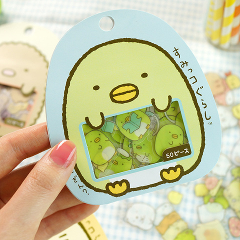 JIANWU 50pcs/ Cartoon cute decorative stickers, Japanese DIY stickers, notebook stickers kawaii ► Photo 1/3