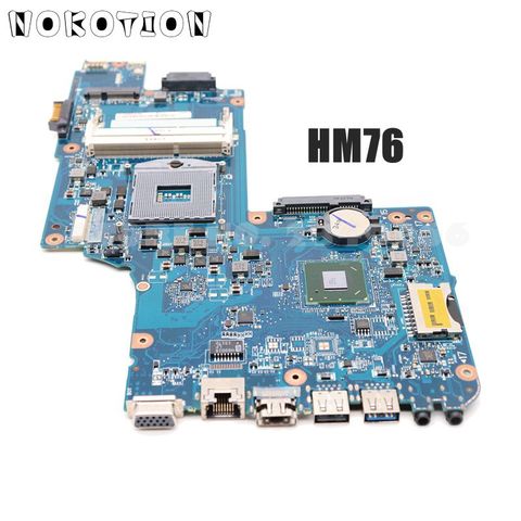NOKOTION H000052590 For Toshiba Satellite C850 L850 Laptop Motherboard 15.6'' HM76 HD4000 DDR3 Support i3 i5 i7 ► Photo 1/6