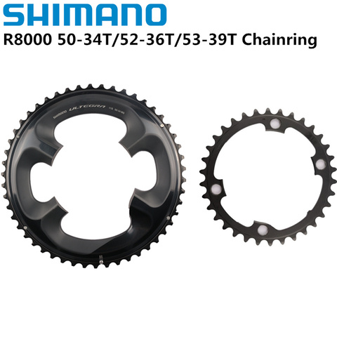 Shimano Ultegra R8000 11Speed Road Bike Bicycle Chainring 50-34T 52-36T 53-39T R8000 110BCD 34T 36T 39T 50T 52T 53T Crown 110BCD ► Photo 1/4