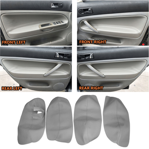 Left Hand Drive Soft Leather Door Panel Cover For VW Passat B5 1998 1999 2000 2001 2002-2005 Car Door Armrest Panel Cover Trim ► Photo 1/5