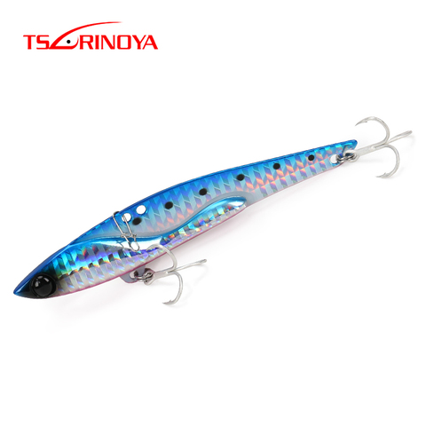 TSURINOYA Long Distance Casting Metal VIB DW38C Winer Ice Jigging Vibration Metal Hard Lure Wobblers Swimbait 105mm 35g ► Photo 1/6