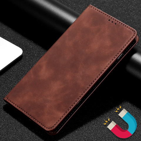 Leather Flip Case For ZTE Blade 20 smart V9 V10 Vita V8 V7 lite L8 A2022 A7 A5 A3 2022 Axon 11 10 10s Pro 5G 7 Mini Cover ► Photo 1/6