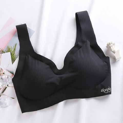 Seamless Fitness Candy Color Women Underwear Gathers Shock-Proof Thin Pad Sexy Push Up Bra Female Intimate Bralette Lingerie ► Photo 1/6