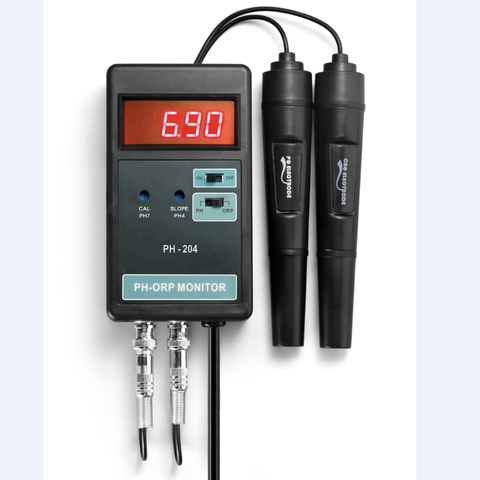 Digital PH ORP Monitor Accuracy Portable Online Water Quality pH Meter Aquariums ORP Tester ATC Data Lock Electrode Sensor ► Photo 1/6
