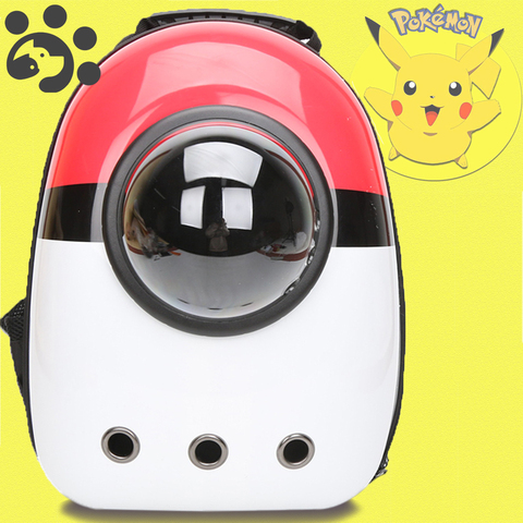 Pokemon Pet Cat Backpack Carrier for Small Dog Cat Bags Capsule Cat Bag Pokeball Carrier for Cats Dogs Pet Outdoor Travel MP0010 ► Photo 1/6