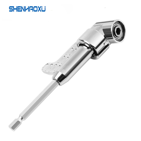 Drill Bit 6.35MM Hex Shank Tool Accessories 105 Degree Corner With Handle Electric Screwdriver Angle Head Extension Hand Tool ► Photo 1/6