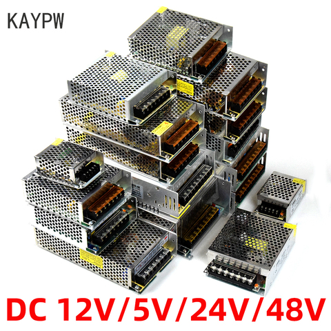 KAYPW Switching Power Supply Light Transformer AC 110V 220V To DC 5V 12V 24V 48V Power Supply Source Adapter For Led Strip CCTV ► Photo 1/6