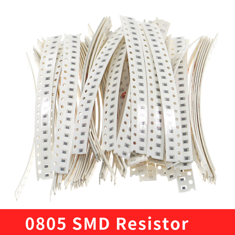 1280pcs 5% 0.125W 0805 SMD Resistor 64 Values 0ohm-10Mohm Assortment Kit ► Photo 1/5