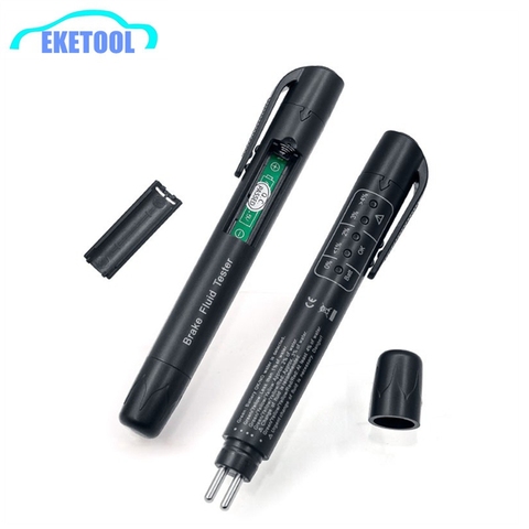 MINI Electronic Pen Car Brake Fluid Tester Care Car 5LED Display Power Off Car Brake Detector Oil Testing Tool ► Photo 1/6