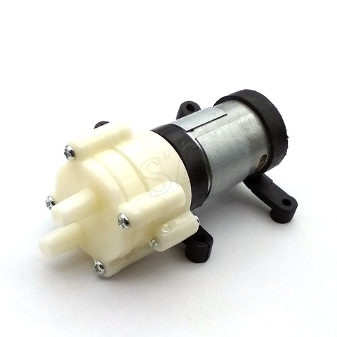 DC6-12V R385 Aquarium Fish Tank Round Water Air DC Diaphragm Pump Aquarium Air Pumps Accessories ► Photo 1/5