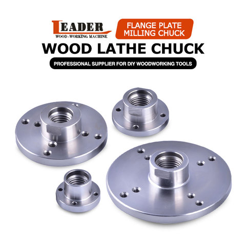 Flange Plate Milling Chuck For Wood Turning Lathe Faceplates Woodworking Tools ► Photo 1/6