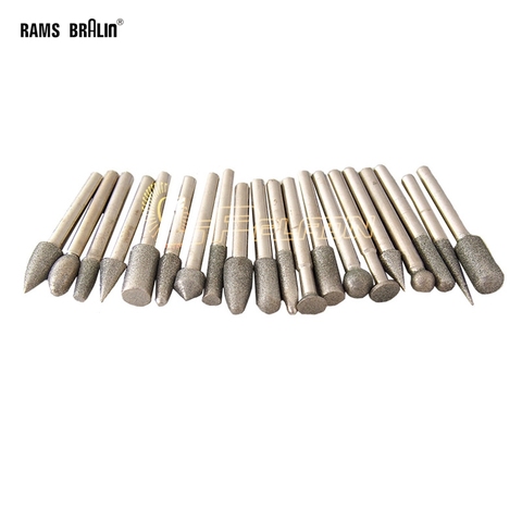 Diamond Grinding Point  20 pieces/set Diamond Abrasive Burrs for Polishing Stone Ceramic Glass ► Photo 1/2