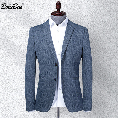 BOLUBAO Brand Men Blazer Coats Classic Retro Men's V-Neck Suit Fashion High Quality Casual Thin Korean Blazers Coat Male ► Photo 1/6
