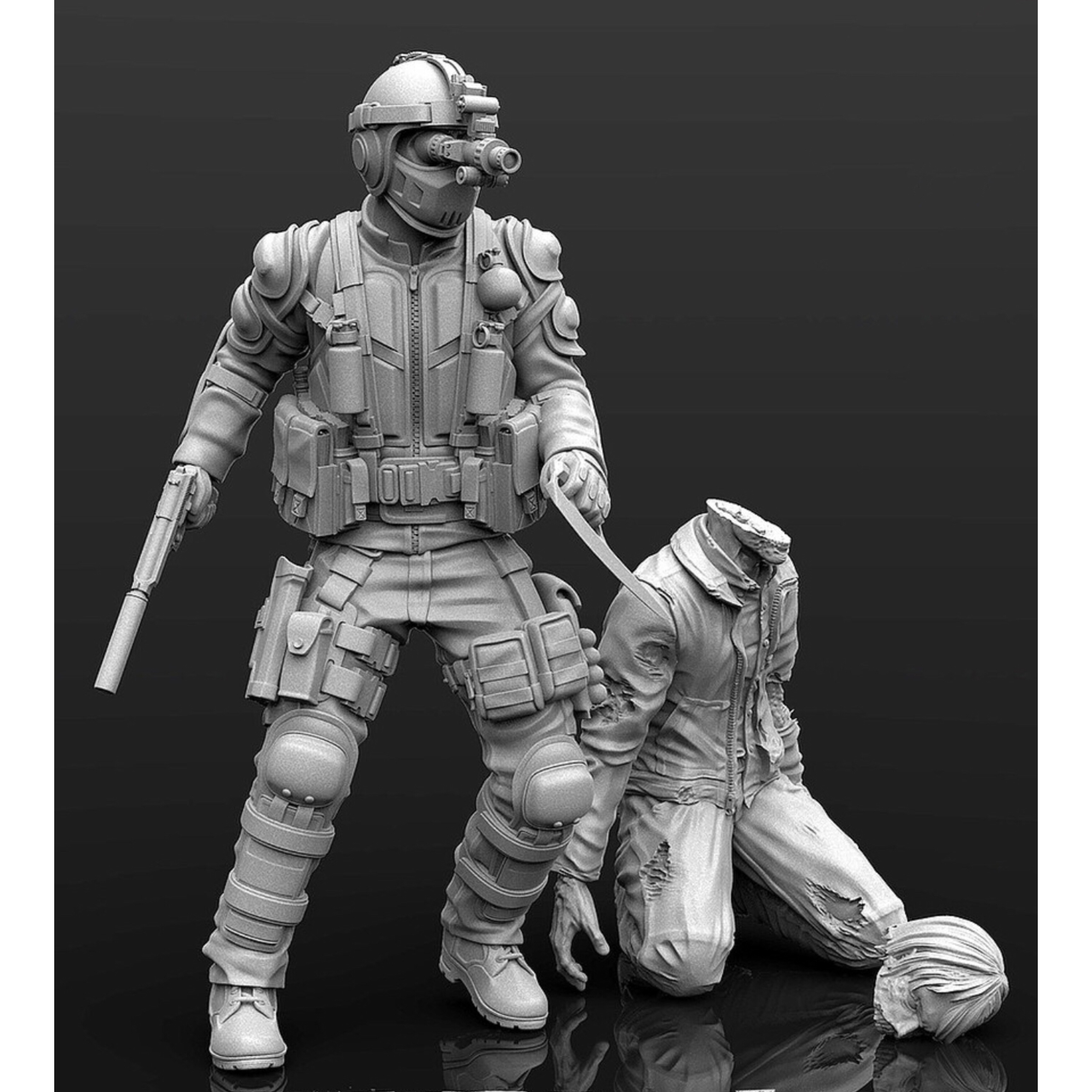 1/35 Resin Model Figure GK，Biochemical theme, Unassembled and unpainted kit ► Photo 1/1