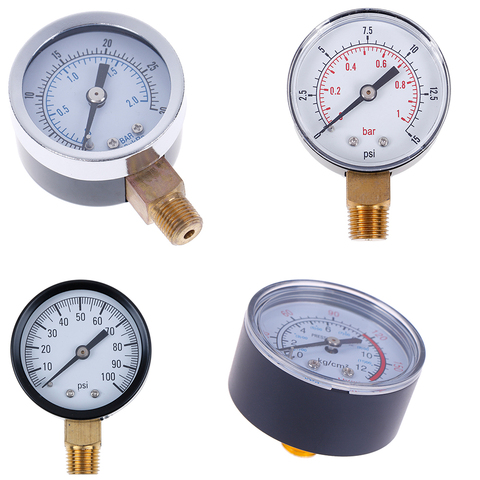 1pc Pressure Gauge Low Pressure For Fuel Air Oil Gas Water Oil Gas Measurement 22/25/40/50mm Diameter ► Photo 1/6