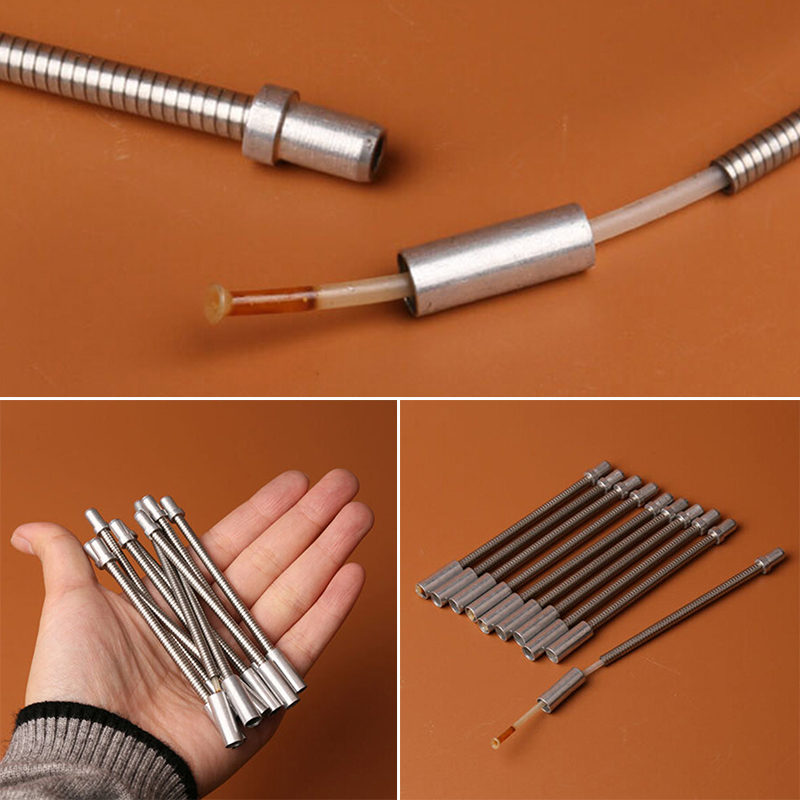 bicycle Parts V brake Cable Pipe 4pcs Adjustable Stainless Steel Fittings Replacement Mountain Bike Useful Durable ► Photo 1/4