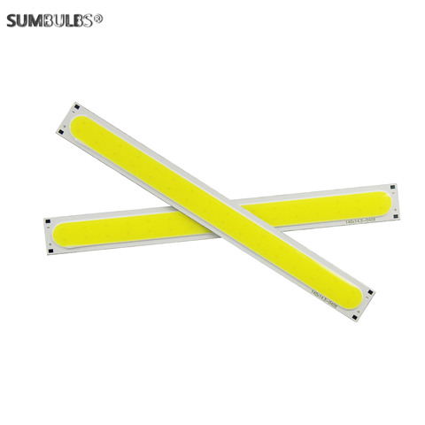 new 140x14.5mm 12V DC 6W cold white led strip 600lm cob light source bulb chip on board for diy lighting ► Photo 1/6