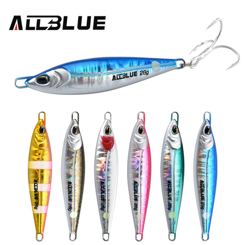 ALLBLUE LEVIN Metal Jig Spoon Artificial Bait Cast Jigging Fishing Lure Super Hard Lead Fish Off Shore Casting Saltwater Tackle ► Photo 1/6