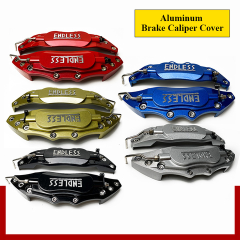 2Pcs Car Styling Aluminum Endless Brake Caliper Cover Car Accessories For BMW Mercedes Benz Audi VW Peugeot FIAT 14-19 Inch ► Photo 1/6