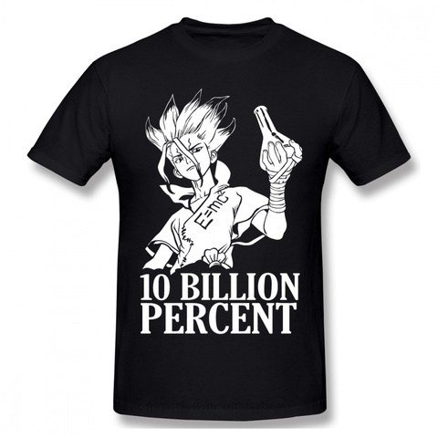 Dr Stone Senku Ishigami Tsukasa Post Apocalyptic Anime TShirts for Men Essential Funny Crewneck Cotton T Shirt 2022 ► Photo 1/6