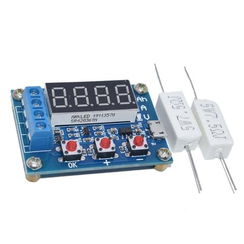 1PCS ZB2L3 Li-ion Lithium Lead-acid Battery Capacity Meter Discharge Tester Analyzer ► Photo 1/2