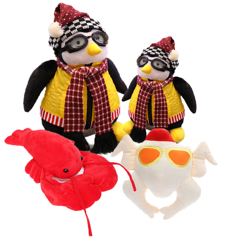 TV Series Joey's Friends Hugsy Penguin Rachel Soft Plush Doll Toy Figure Animals 