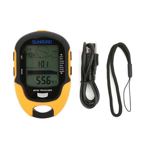 Portable Handheld GPS Navigation Tracker Receiver Outdoor Camping Compass Handheld Digital Altimeter Barometer Locator ► Photo 1/6