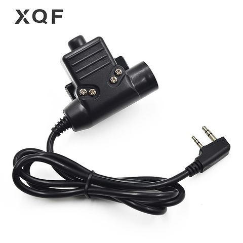 Tactical U94 PTT Cable Plug Headset Adapter for Kenwood Baofeng UV-5R UV-5RE Plus BF-888S UV-6R H777 Walkie Talkie Ham Radio ► Photo 1/6