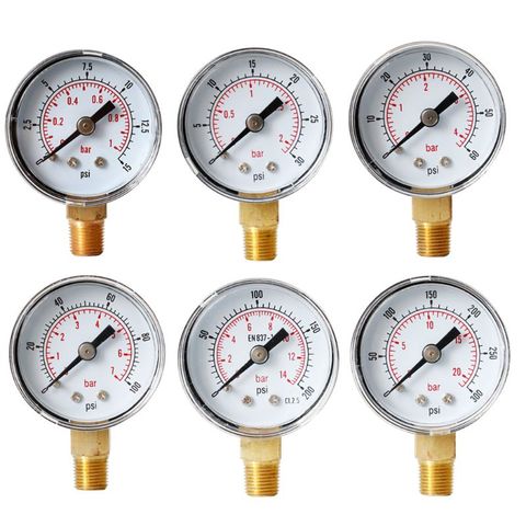 Pressure Gauge 40mm Dial 1/8